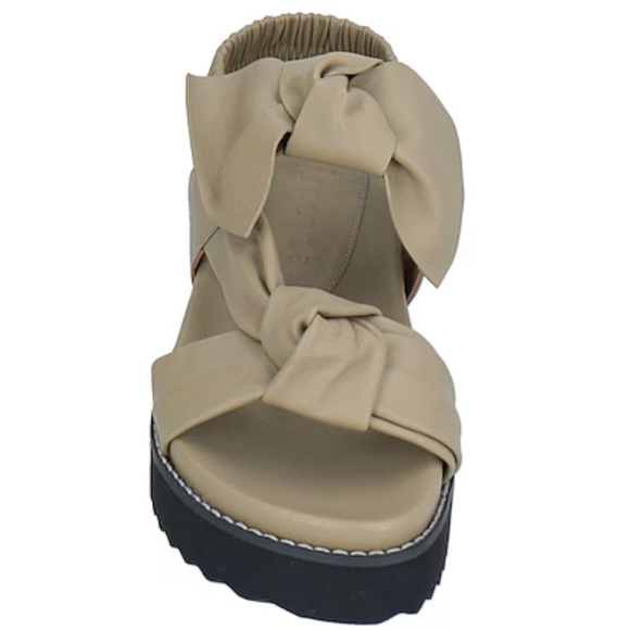 NWT VICENZA LEATHER SAGE GREEN WOMAN SANDALS NEW WITH BOX SIZE US 8.5 - Picture 7 of 7